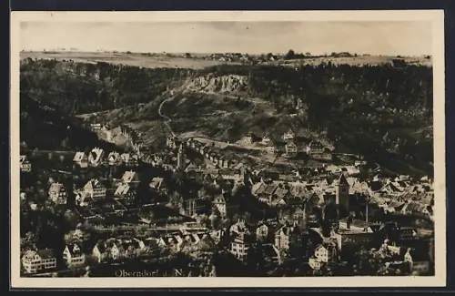 AK Oberndorf a. N., Panoramaansicht der Stadt und Umgebung