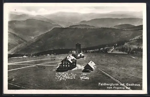 AK Feldberg im Schwarzwald, Feldbergturm, Gasthaus