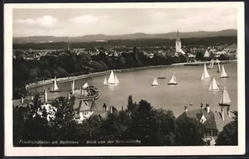 AK Friedrichshafen am Bodensee, Blick von der Schlosskirche