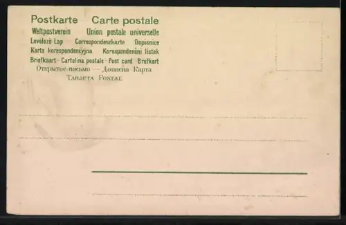 AK Amor bläst in eine Trompete, Als ich zum ersten Mal dich sah...