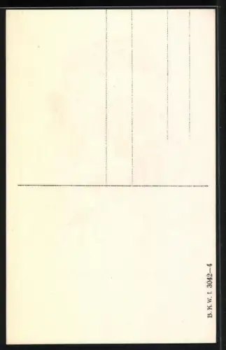 AK Kind mit winterfester Kleidung hält Stechpalmenzweig in der Hand, Neujahr