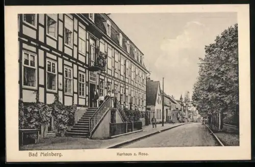 AK Bad Meinberg, Hotel Kurhaus zur Rose