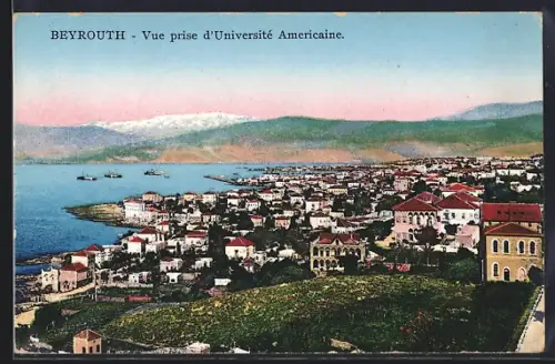 AK Beyrouth, Vue prise d`Université Americaine