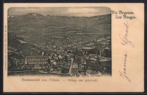 AK Orbey /Les Vosges, Vue générale