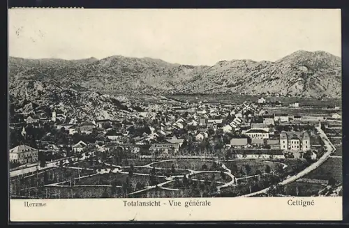 AK Cettigné, Vue Générale