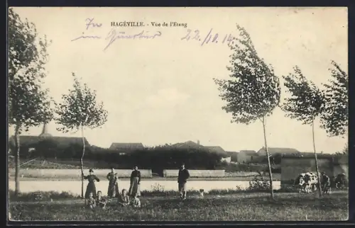 AK Hagéville, Vue de l`Etang