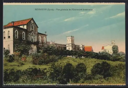 AK Beyrouth, Vue générale de l`Université Américaine