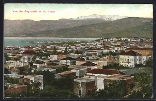 AK Beyrouth, Vue de Beyrouth et du Liban