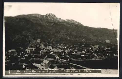 AK Cetinje / Cettigne, Ortspanorama