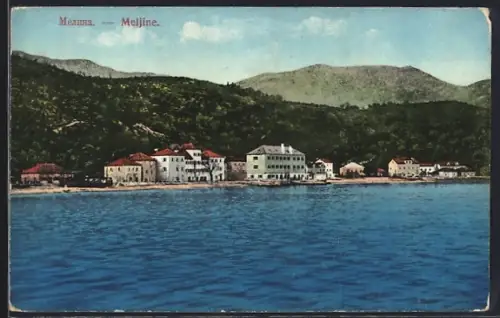 AK Meljine, Blick auf den Ort