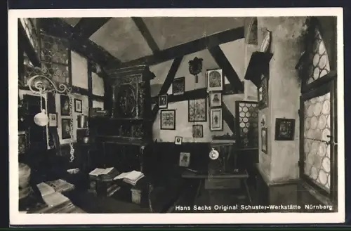 AK Nürnberg, Hans Sachs Original Schuster-Werkstätte