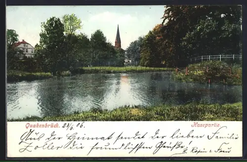 AK Quakenbrück, Flusspartie im Park
