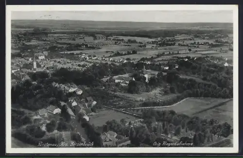 AK Fürstenau /Bersenbrück, Ortsansicht vom Flugzeug aus