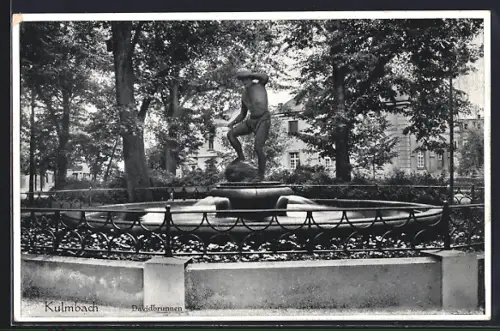 AK Kulmbach, Der Davidbrunnen im Park