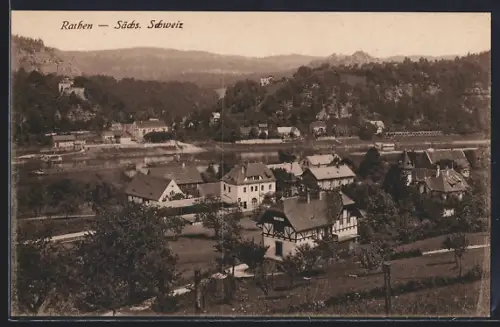 AK Rathen /Sächs. Schweiz, Ortsansicht