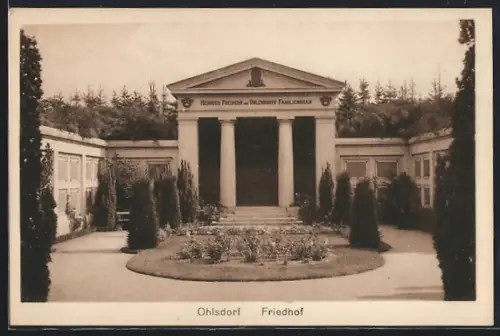 AK Hamburg-Ohlsdorf, Friedhof