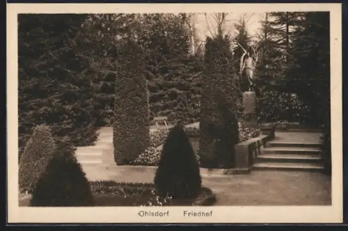 AK Hamburg-Ohlsdorf, Friedhof