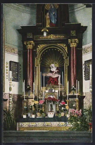 AK Bornhofen, Gnadenaltar in der Gnadenkirche