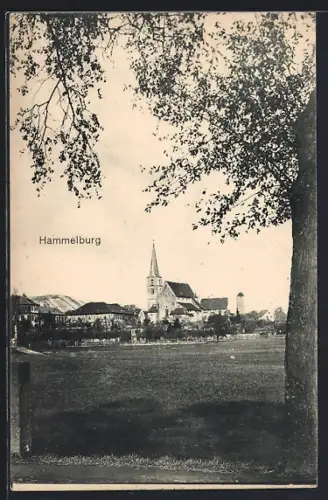 AK Hammelburg, Blick auf die Kirche