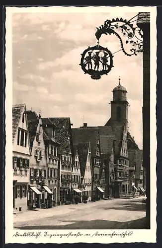 AK Dinkelsbühl, Partie in der Siegringerstrasse