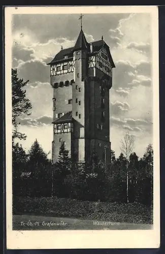 AK Grafenwöhr, Am Wasserturm
