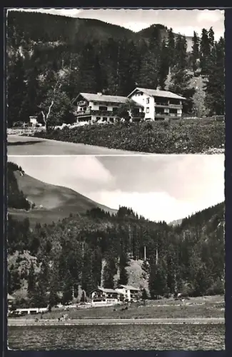 AK Spitzingsee /Bayer. Alpen, Hotel und Pension Gundl-Alm, Inh. G. u. H. Kolb