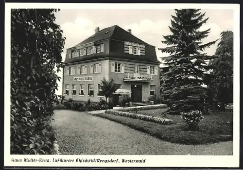 AK Ehlscheid / Westerwald, Hotel Haus Müller-Krug