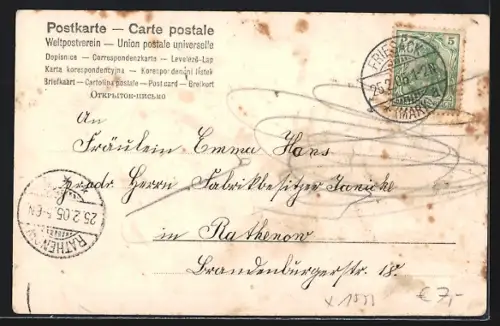 AK Friesack, Burg, Kirche