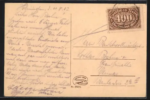 AK Holzminden a. d. Weser, Weserufer, Dampfschiff, Kirche