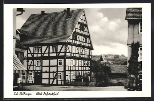 AK Bad Wildungen, Altes Fachwerkhaus