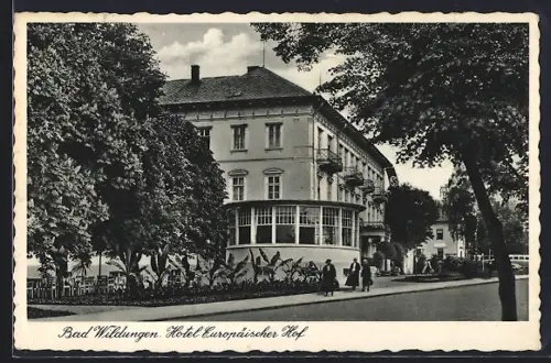 AK Bad Wildungen, Hotel Europäischer Hof
