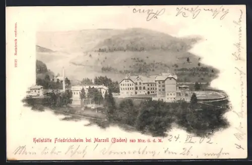 AK Marzell /Baden, Heilstätte Friedrichsheim