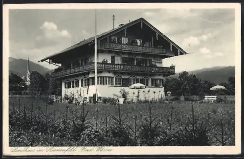 AK Bad Wiessee, Landhaus im Sonnenfeld, Bes. Karl Krapf