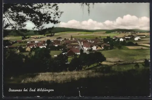 AK Braunau bei Bad Wildungen, Ortsansicht