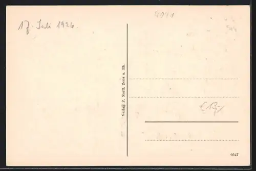 AK Zons a. Rh., Partie an der Mühle