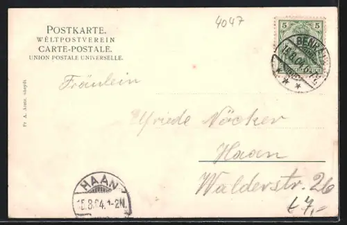 AK Zons a. Rhein, Windmühle, Turm