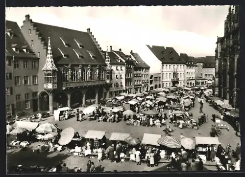 AK Freiburg im Schwarzwald, Wochenmarkt