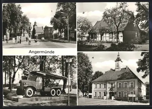 AK Angermünde, Ehm-Welk-Gedenkstätte, Katjuscha-Denkmal, Rat der Stadt