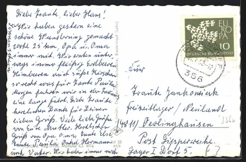 AK Biedenkopf an der Lahn, Panoramaansicht
