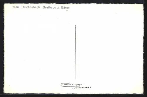 AK Reichenbach, Gasthaus zum Bären