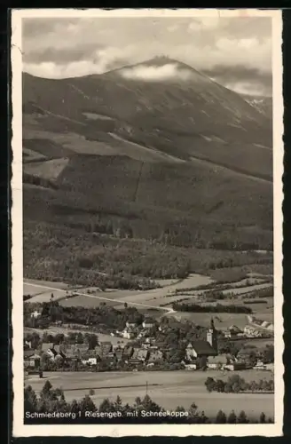 AK Schmiedeberg, Gesamtansicht mit Schneekoppe