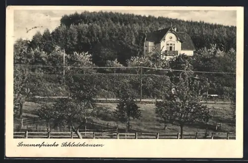 AK Schledehausen / Bissendorf, Gasthof am Ortsrand