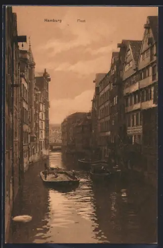 AK Hamburg, Häuser am Fleet