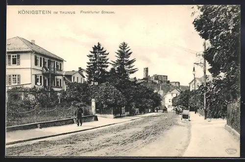 AK Königstein / Taunus, Frankfurter Strasse, Haus Adolf
