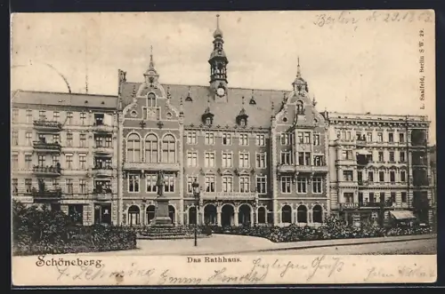 AK Schöneberg, Blick auf das Rathaus