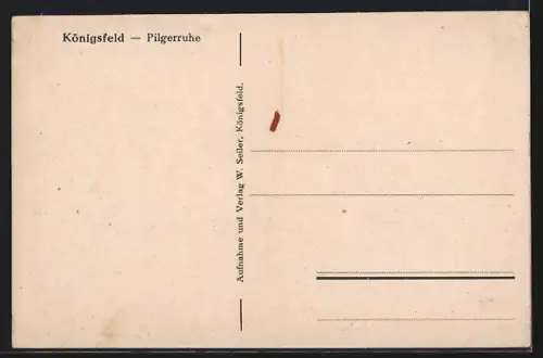 AK Königsfeld / Schwarzwald, Haus Pilgerruhe