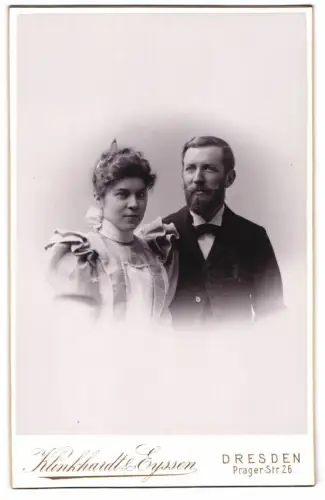 Fotografie Klinkhardt & Eyssen, Dresden, Prager-Str. 26, Porträt eines Paares