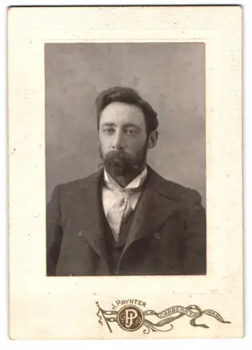 Fotografie J. Paynter, Carberry /Man., Porträt eines Mannes