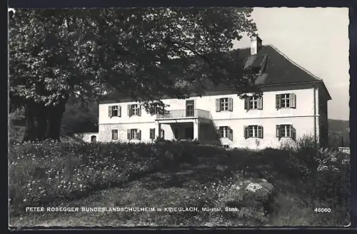 AK Krieglach /Mürztal, Peter Rosegger Bundeslandschulheim