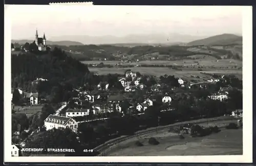 AK Judendorf-Strassengel, Ortsansicht aus der Vogelschau